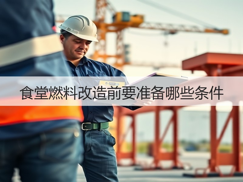 食堂燃料改造前要准备哪些条件